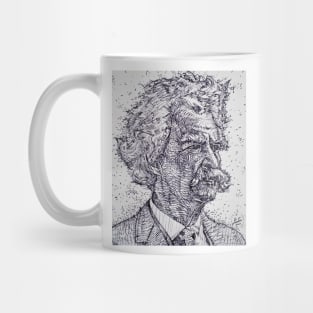 MARK TWAIN ink portrait Mug